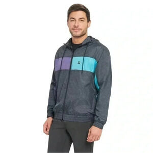 ❤️2/$50❤️Men's Hurley  90s Jack Windbreaker Jacket Blue